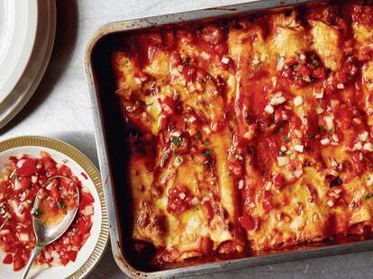 Cannelloni Enchiladas