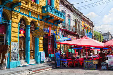 colorful historic shopfronts of buenos aires