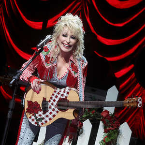 Dolly Parton performs on stage