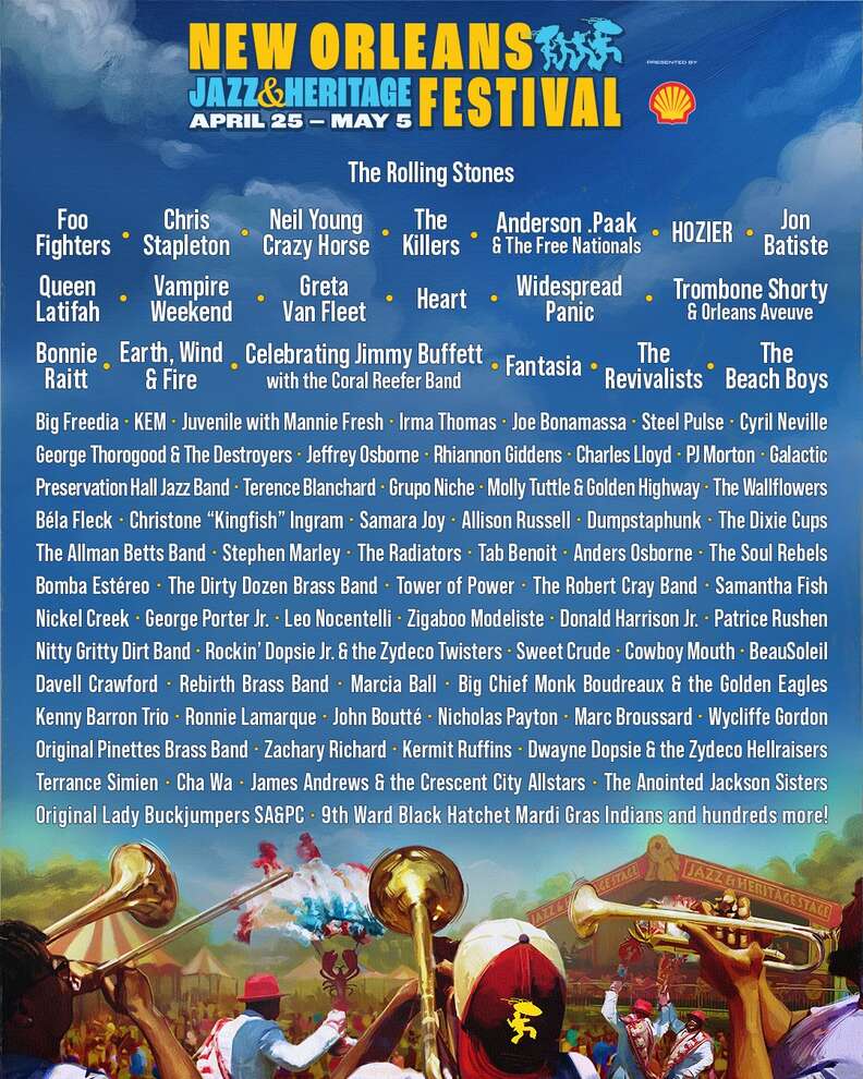 new orleans jazz heritage festival lineup 2024