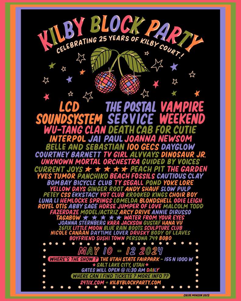 kilby block party lineup 2024 salt lake city