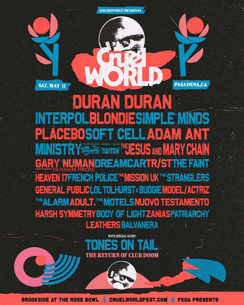 cruel world 2024 lineup pasadena music festival